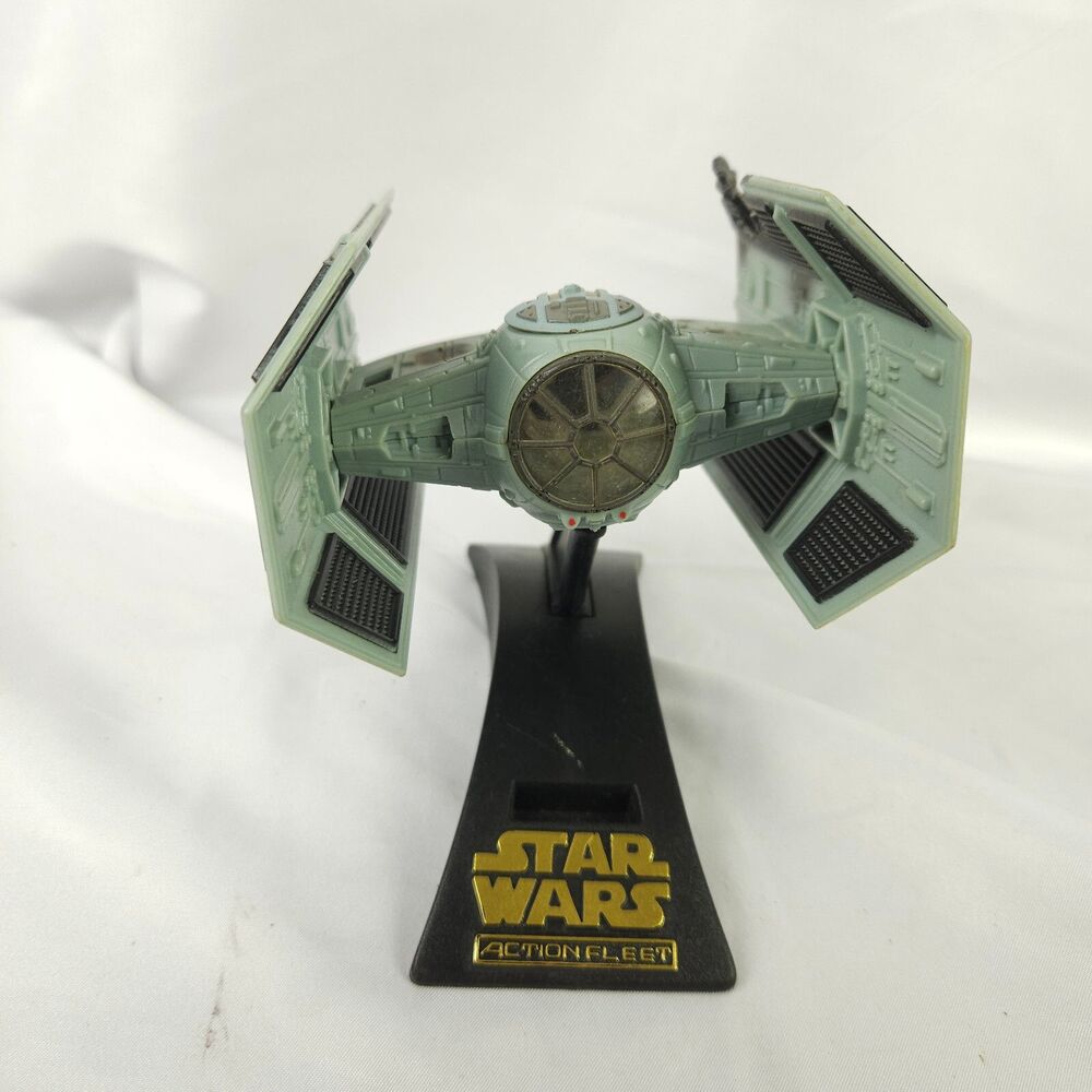 Star‎ Wars Action Fleet Darth Vader TIE Fighter 1996 With Stand